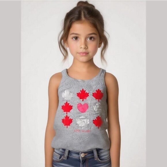 5 Piece Bundle of Girl's Size 7-8 (S-M) Summer Tank Tops - Picture 9 of 15